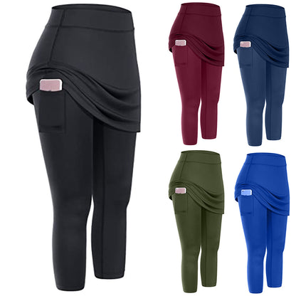 Legging à Jupe Intégrée avec Poches – Alliez Style, Confort et Praticité